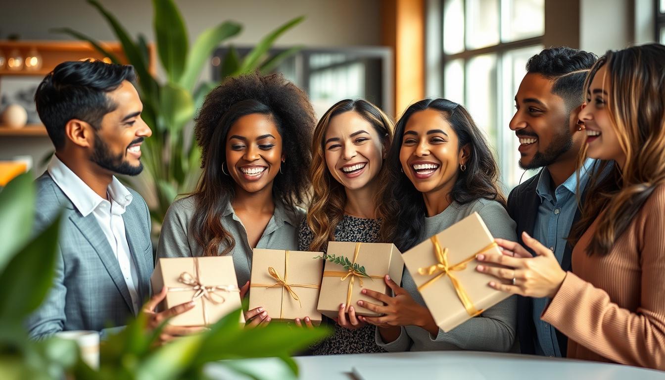 Tendências em mimos corporativos que valorizam funcionários hoje